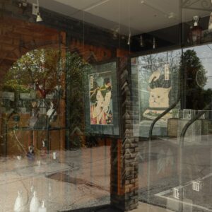 Reflections, inside and outside the store. Image straight from camera, no editing